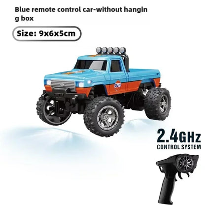 RC 1/64 Speed Mini Off-Road Climbing Car Alloy Cool Appearance Light Shock Absorption Children'S Toy Gift