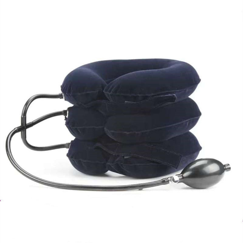 Inflatable Portable Travel Neck Pillow, with 360¬∞ Head and Chin Support, for Travel, Nap & More