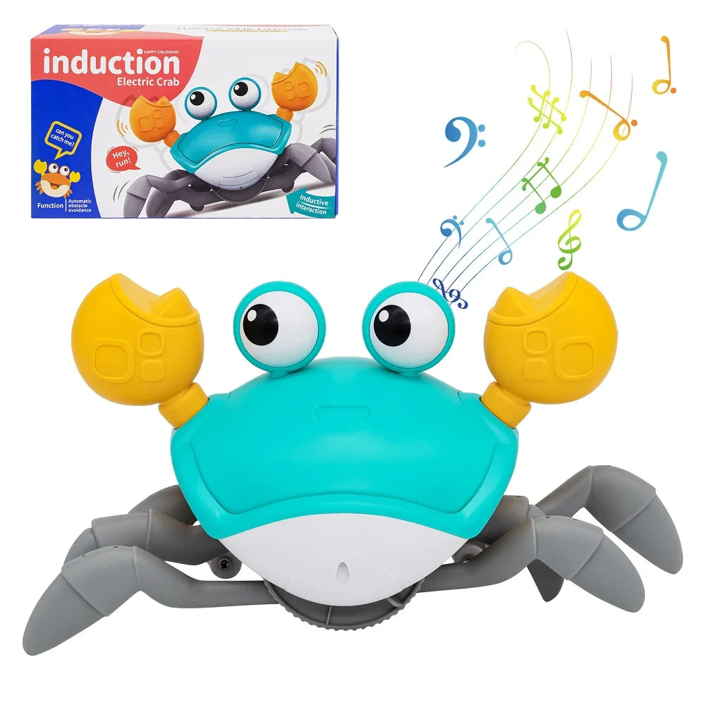 Dancing Crab Baby Toy - Interactive Toy with Music & Lights