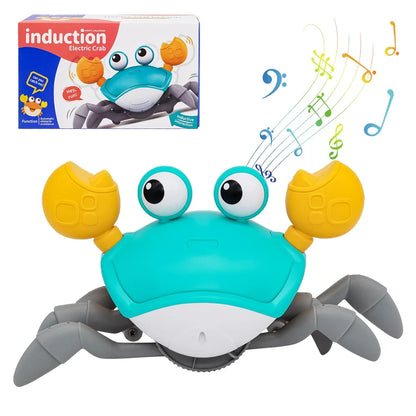 Dancing Crab Baby Toy - Interactive Toy with Music & Lights