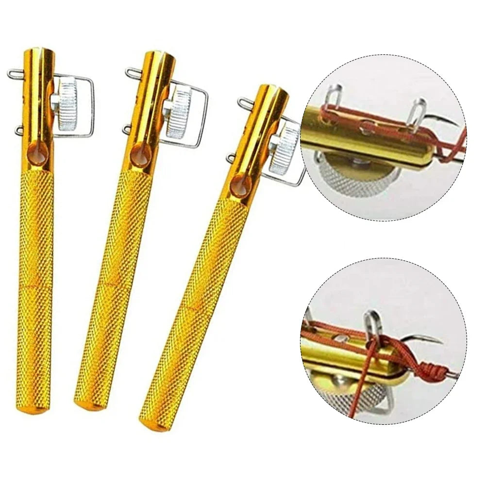 Fishing Knot Quick Tying Tool Line Snip Hook Nipper Tie Knotter Multi-Function Outdoor Quick Fishing Line Knot Tool