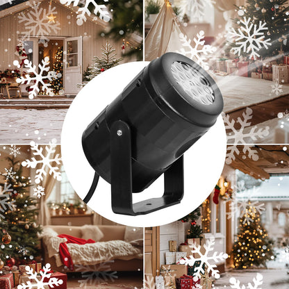 Christmas LED Snow Light Projectors – Rotating Christmas Lights for Magical Party & Garden Decor