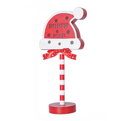 Christmas LED Wooden Desktop Sign Lights – Create a Festive Atmosphere for Your Holiday Celebrations
