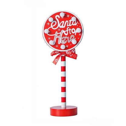 Christmas LED Wooden Desktop Sign Lights – Create a Festive Atmosphere for Your Holiday Celebrations
