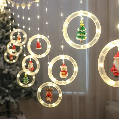 Christmas Lights LED Holiday Light - LED Light Fairy Curtain String Lights