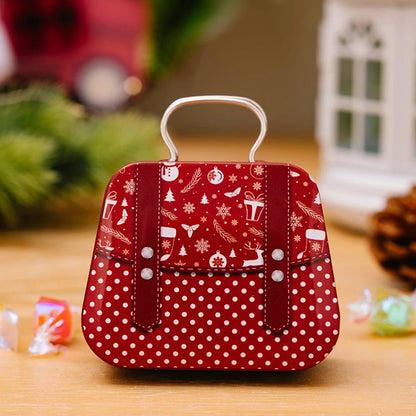 Christmas Tin Gift Box  – Charming Metal Storage Boxes with Lids for Holiday Treats