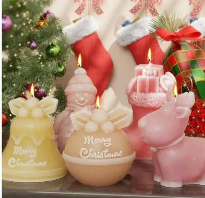 Christmas Tree Candle Silicone Mold – 3D DIY Mold Kit for Handmade Candles, Soaps & Holiday Crafts