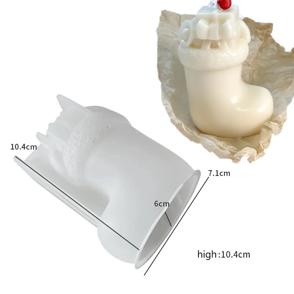 Christmas Tree Candle Silicone Mold – 3D DIY Mold Kit for Handmade Candles, Soaps & Holiday Crafts