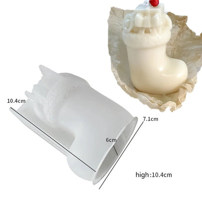 Christmas Tree Candle Silicone Mold – 3D DIY Mold Kit for Handmade Candles, Soaps & Holiday Crafts