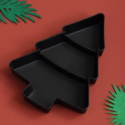 Christmas Tree-Shaped Snack Plate – Perfect for Candy, Nuts, Fruits, and Desserts at Parties & Holidays