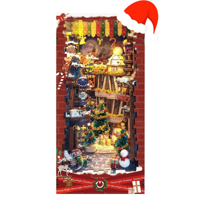 Christmas Snowy Night Wizard’s Alley DIY Book Nook Kit