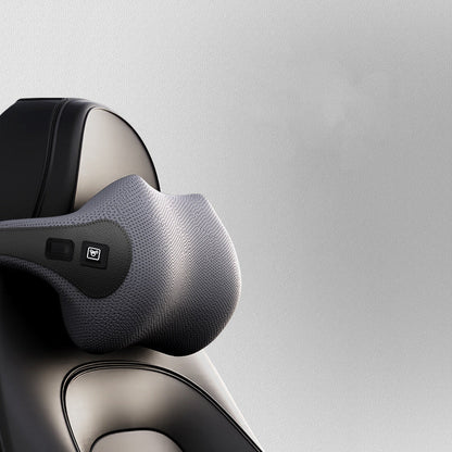 Electric Rechargeable Car Seat Neck Massager, with Memory Foam, for Serious Relaxation (1-Pack)