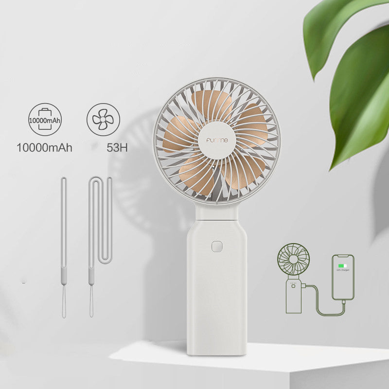 10000 Mah Power Bank Folding Handheld Fan