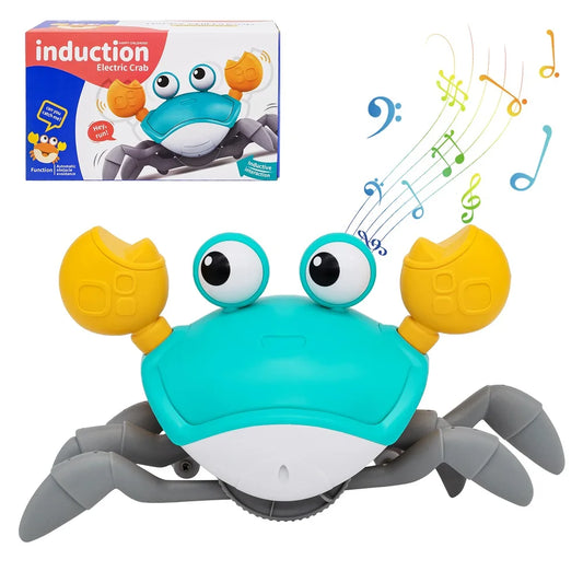Dancing Crab Baby Toy - Interactive Toy with Music & Lights