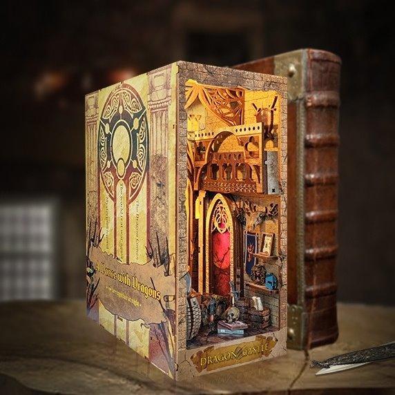 Dragon Castle DIY Book Nook Kit - Game of Thrones Inspired