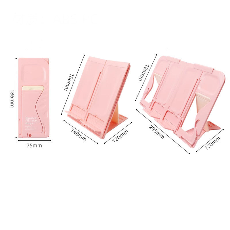 Foldable Solid Color Portable Desktop Reading Stand