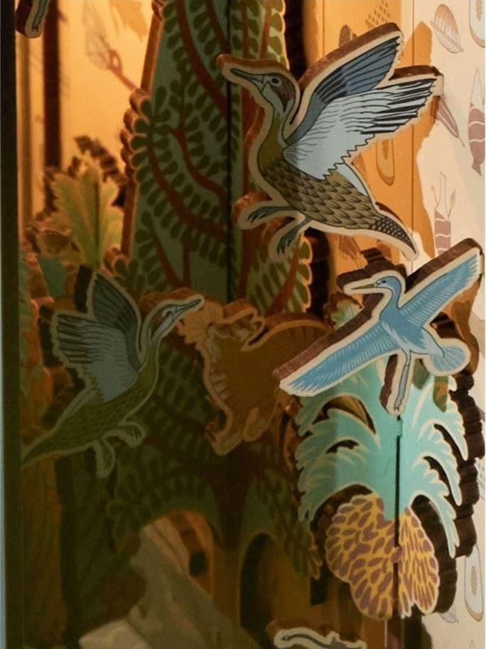 Egypt Nebamun's Garden DIY Wooden Book Nook Kit