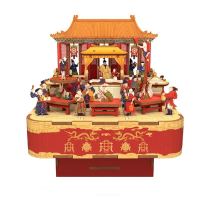 Festivity in Ming Dynasty | 3D Wooden Puzzles | DIY Music Box