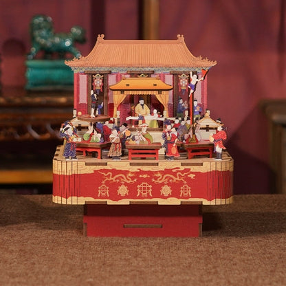Festivity in Ming Dynasty | 3D Wooden Puzzles | DIY Music Box