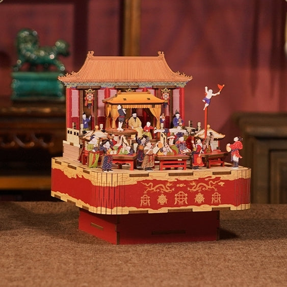 Festivity in Ming Dynasty | 3D Wooden Puzzles | DIY Music Box