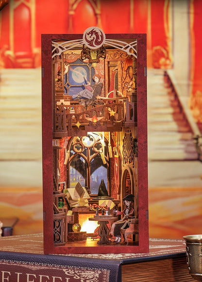 Flame Common Room | DIY Wizard Book Nook | Inspired by the world of wizards , witches and magic -