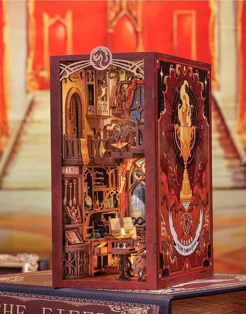 Flame Common Room | DIY Wizard Book Nook | Inspired by the world of wizards , witches and magic -