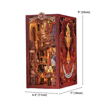 Flame Common Room | DIY Wizard Book Nook | Inspired by the world of wizards , witches and magic -