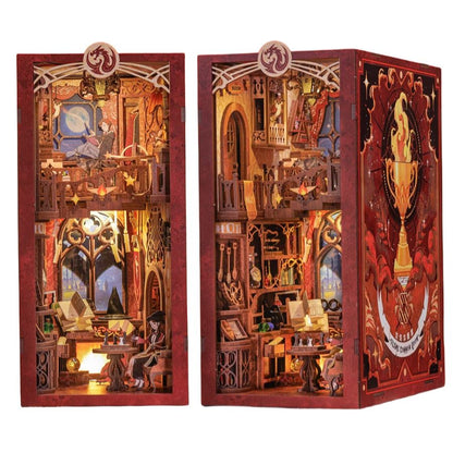 Flame Common Room | DIY Wizard Book Nook | Inspired by the world of wizards , witches and magic -