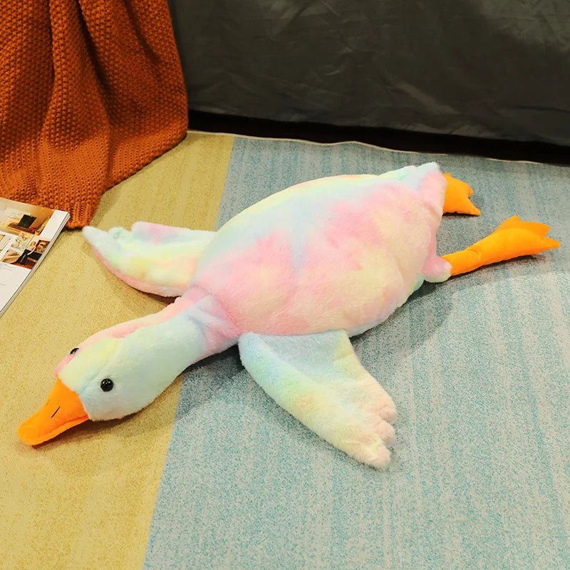 Giant Plush Big White Duck Pillow – Ultra-Soft Hugging Pillow in 7 Charming Colors, Perfect Cuddly Companion & Whimsical Christmas Gift for Kids