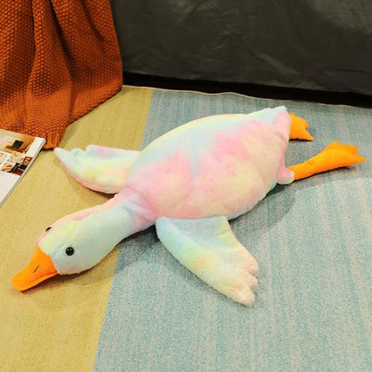 Giant Plush Big White Duck Pillow – Ultra-Soft Hugging Pillow in 7 Charming Colors, Perfect Cuddly Companion & Whimsical Christmas Gift for Kids