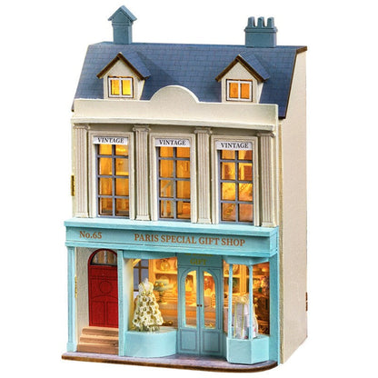 Gift Shop DIY Miniature House Kit | Mini House