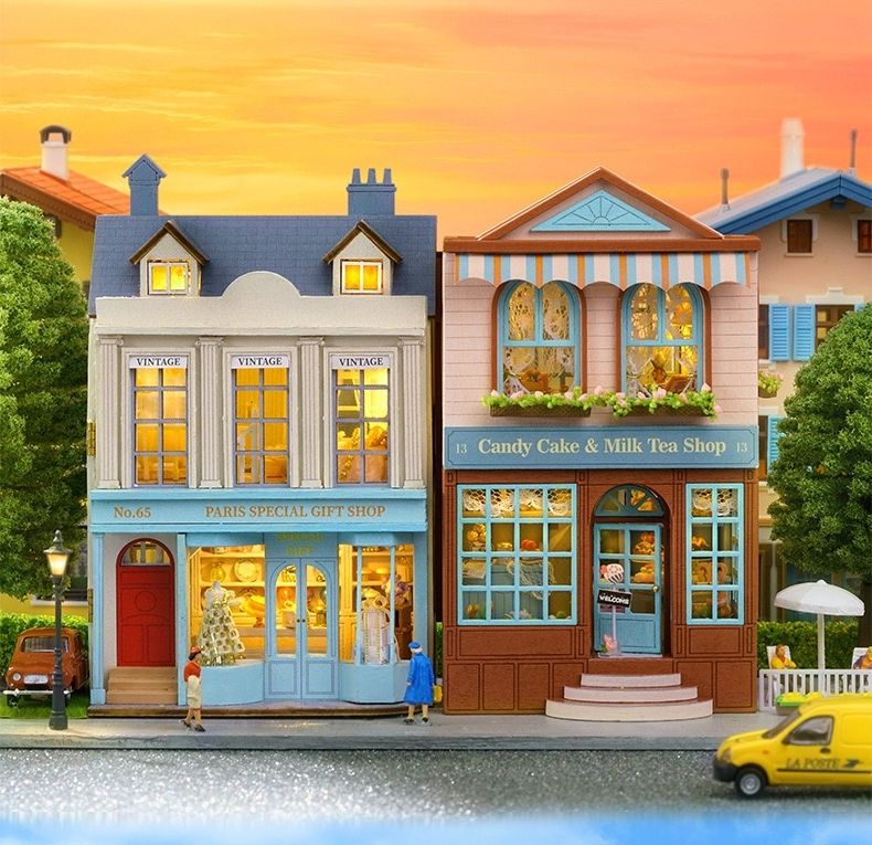 Gift Shop DIY Miniature House Kit | Mini House