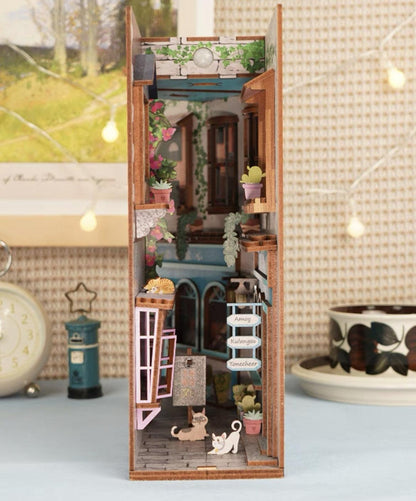 Romantic Island - DIY Book Nook Kit - Bookshelf Insert