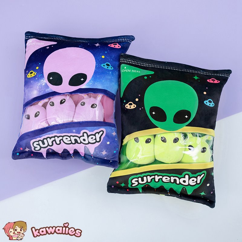 Alien Purple Green Candy Bags