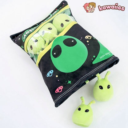 Alien Purple Green Candy Bags
