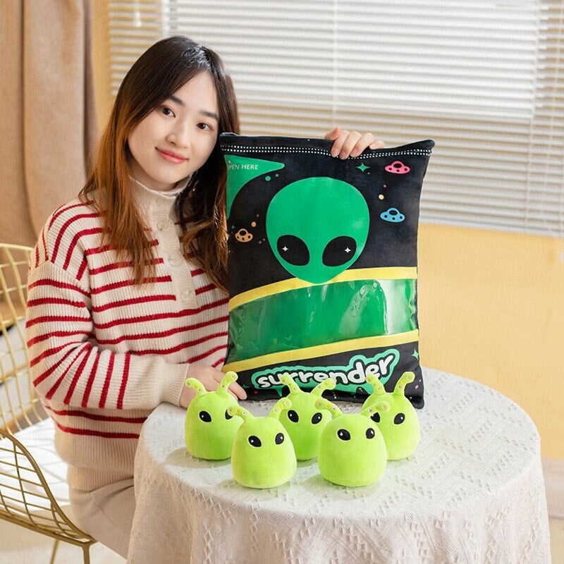 Alien Purple Green Candy Bags