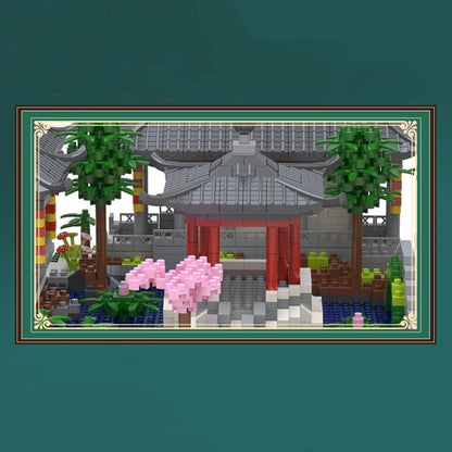 Ancient Dynasty Kingdom with Shrines Nano Building Set Collection