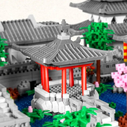Ancient Dynasty Kingdom with Shrines Nano Building Set Collection