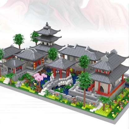 Ancient Dynasty Kingdom with Shrines Nano Building Set Collection