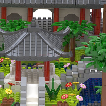 Ancient Dynasty Kingdom with Shrines Nano Building Set Collection