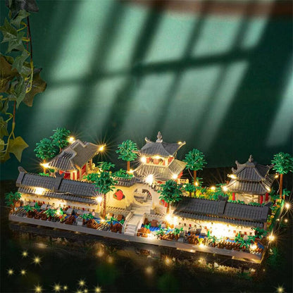 Ancient Dynasty Kingdom with Shrines Nano Building Set Collection