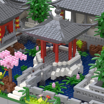 Ancient Dynasty Kingdom with Shrines Nano Building Set Collection