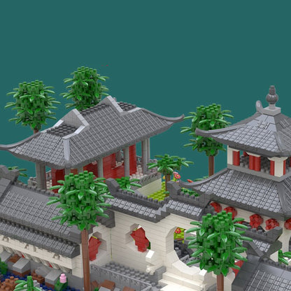 Ancient Dynasty Kingdom with Shrines Nano Building Set Collection