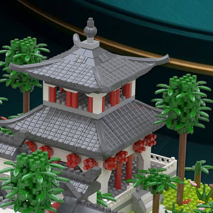 Ancient Dynasty Kingdom with Shrines Nano Building Set Collection