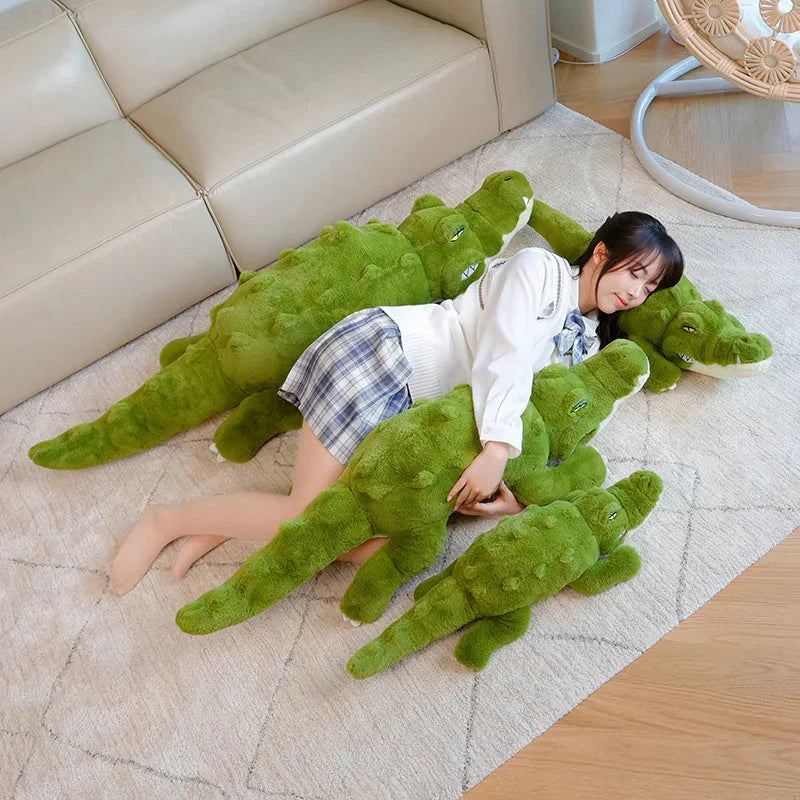 Angry Giant Green Crocodile Plushies