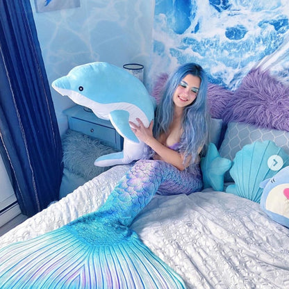 Aqua & Pink The Dolphins