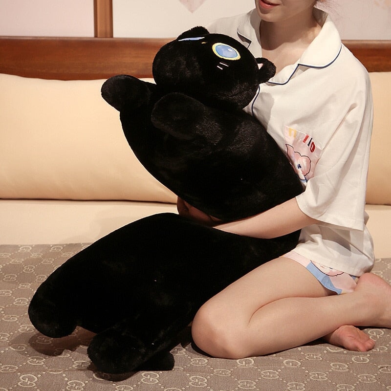 Arrayah the Blue Eye Black Cat Plushie