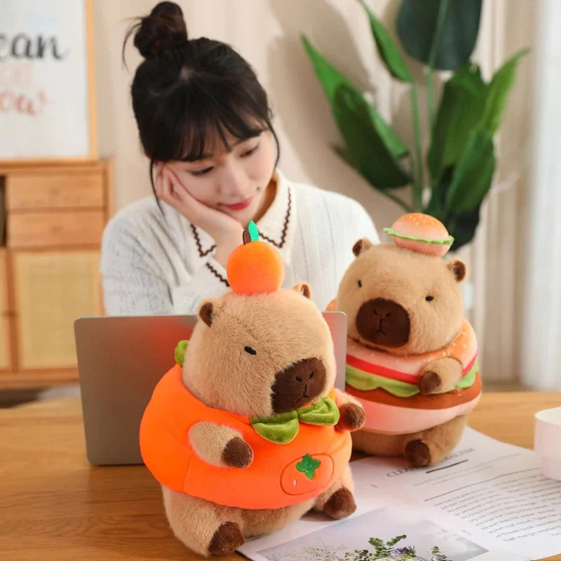 Baby Capybara Animal Dress-up Plushie Collection
