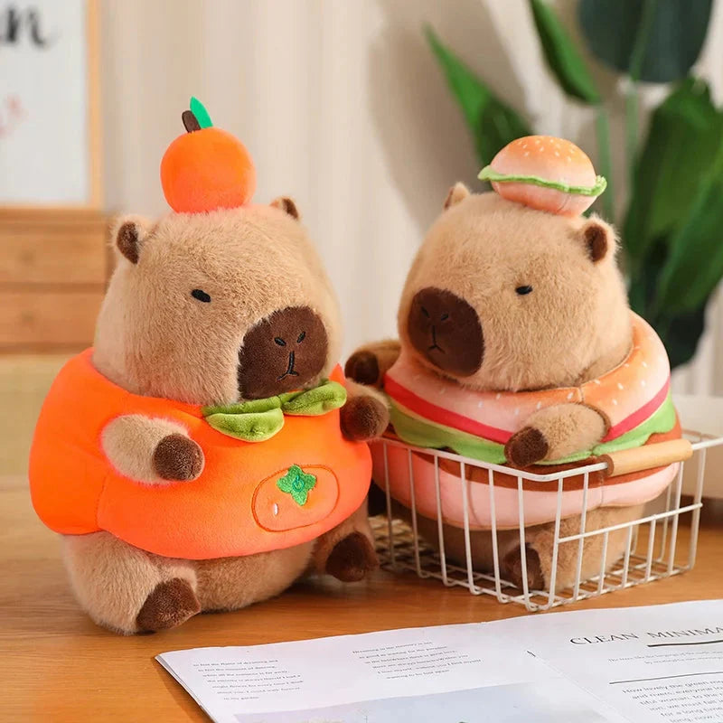 Baby Capybara Animal Dress-up Plushie Collection