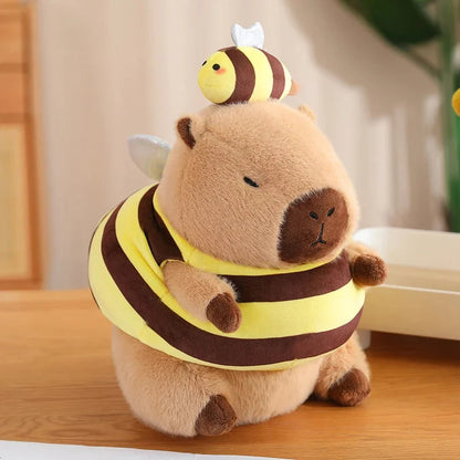 Baby Capybara Animal Dress-up Plushie Collection